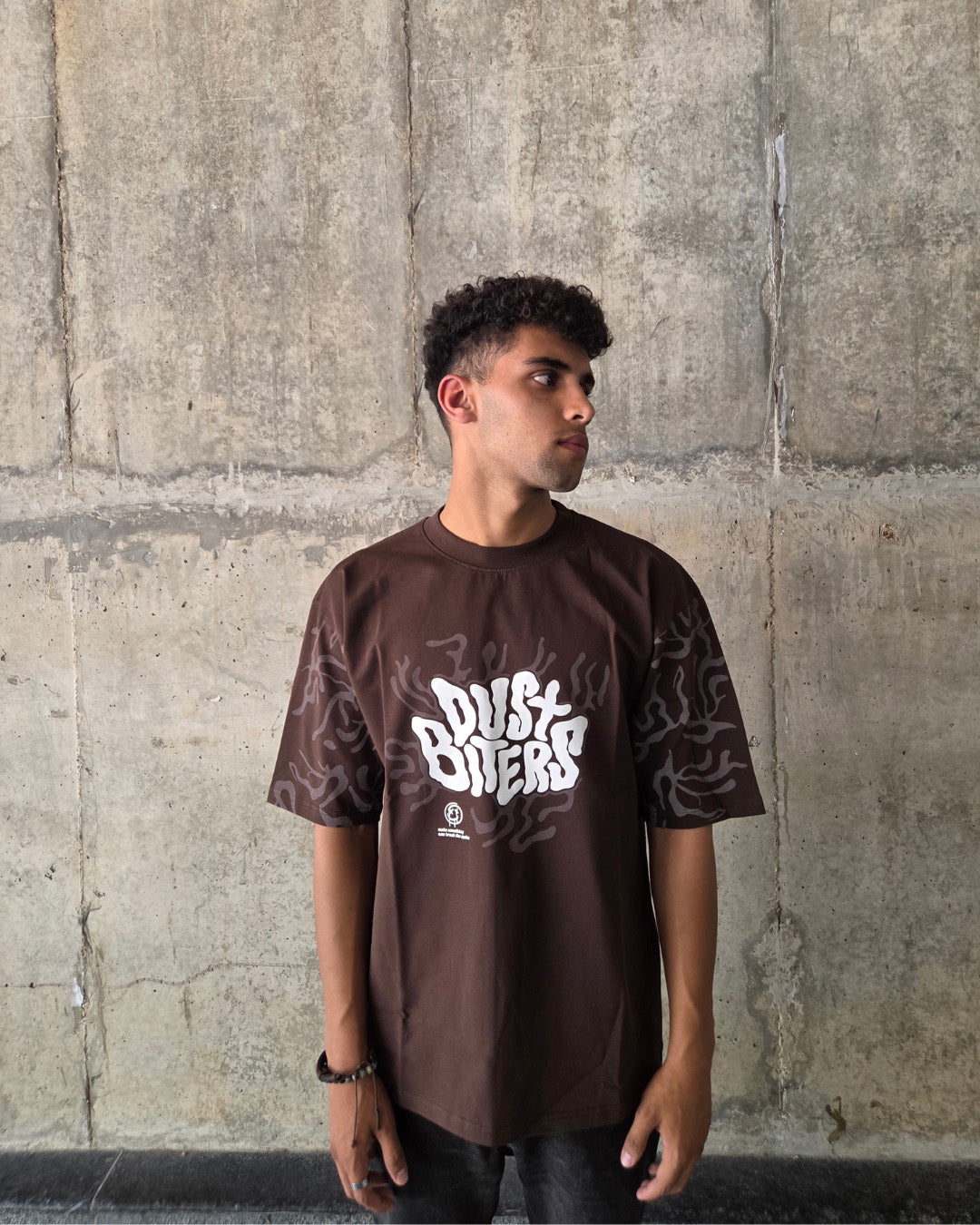Dust Biter Brown Oversized T-shirt