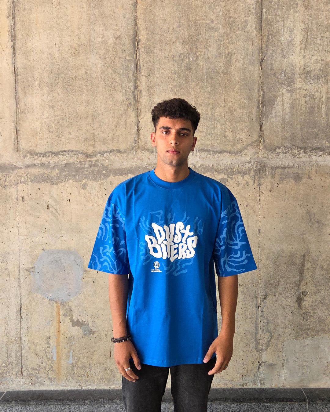Dust Biters Dark Blue Oversized T-shirt