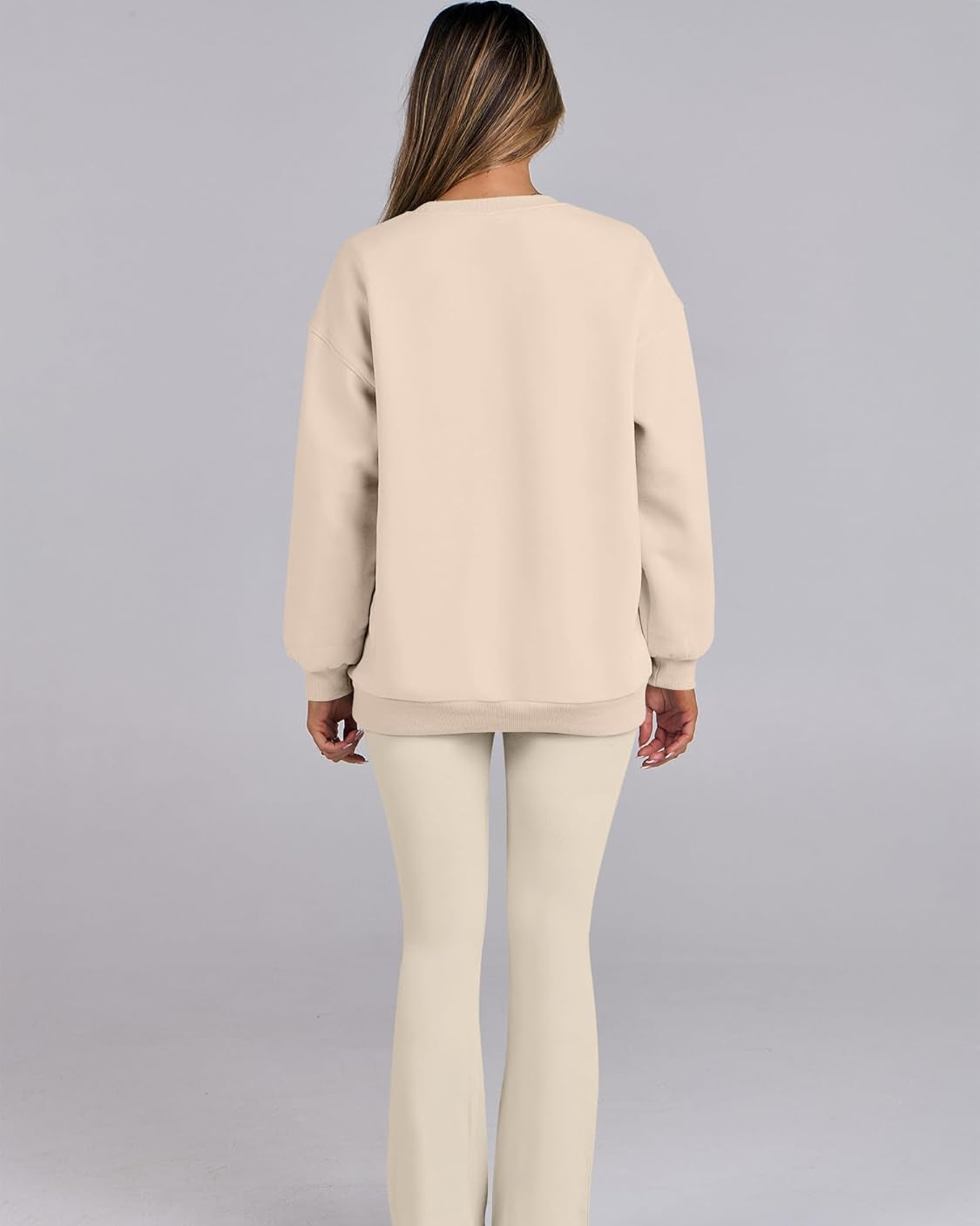 Women Beige Bootcut Flared High-Rise Trousers