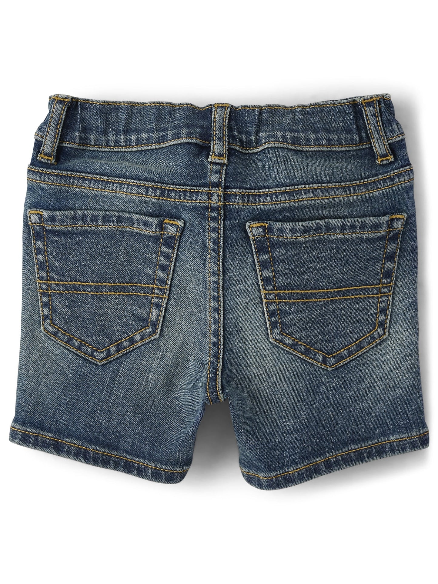 Kid's Dark Blue Straight Leg Shorts