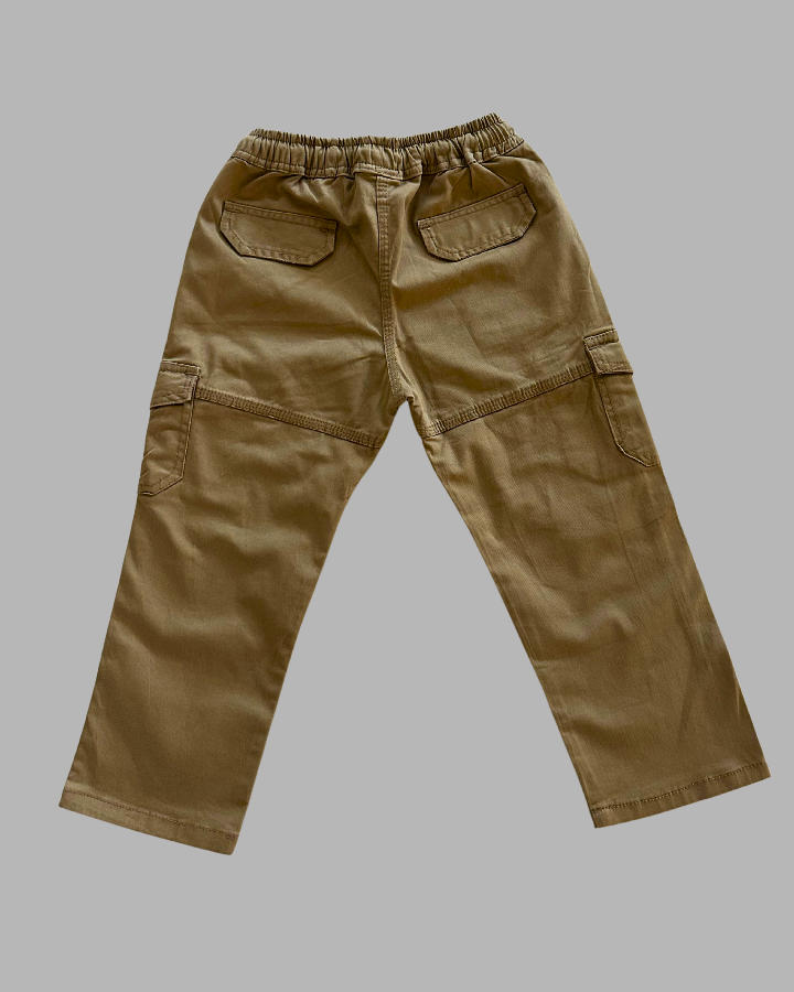Light Khaki Kids Cargo Pant
