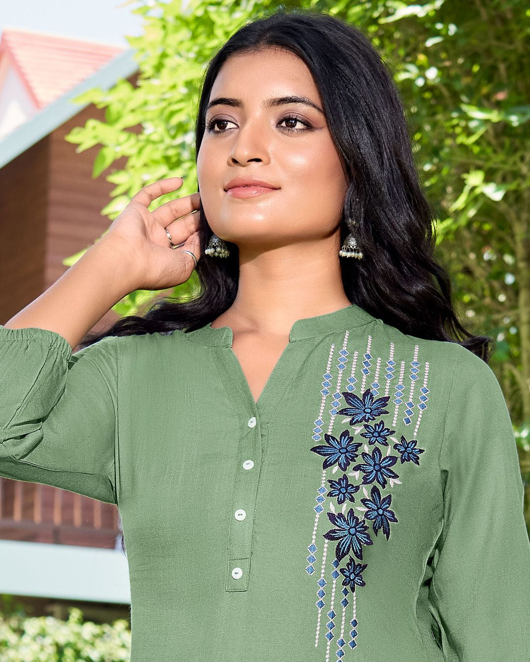 Light Green Tunic Top