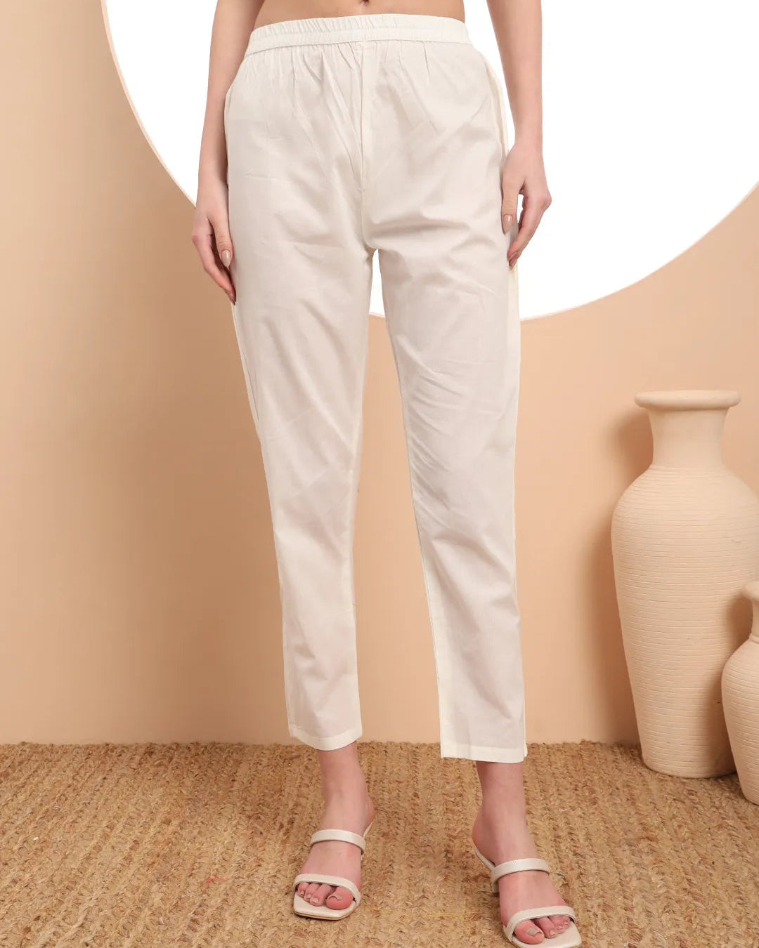 Blue Fusion With White-Tassel Work Malchanderi 3 Pcs Kurta Set