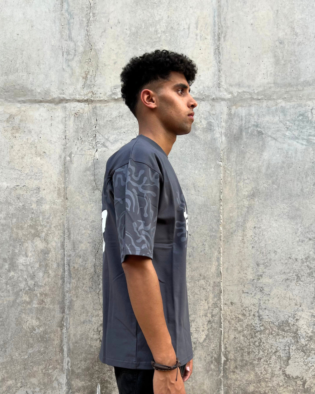 Dust Biter Dark Grey Oversized T-shirt