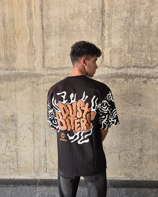 Dust Biters Black Oversized T-shirt