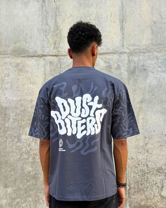 Dust Biter Dark Grey Oversized T-shirt