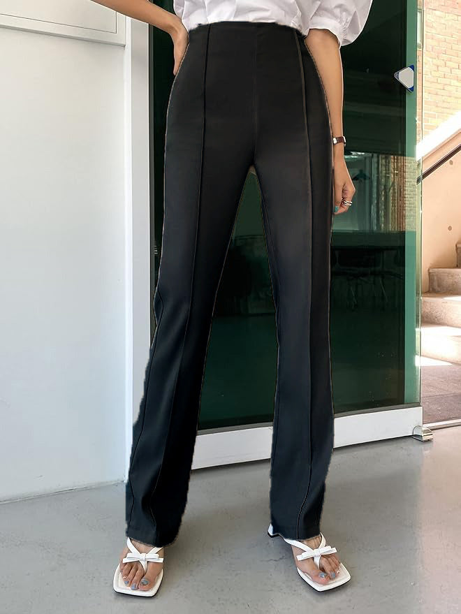 Black Hight Waist Trouser