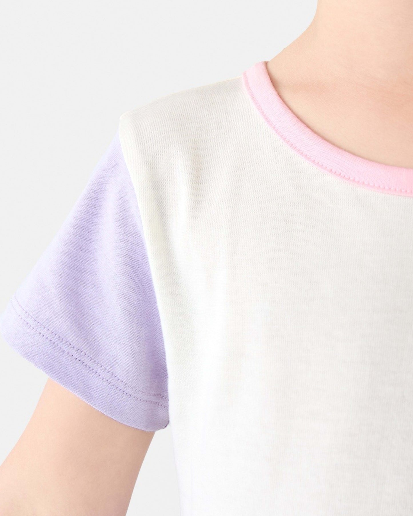 Colour Block Tiered T-shirt Dress
