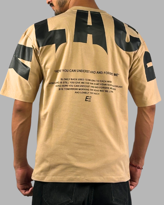 beige oversized t-shirt for men_trooking  fashion