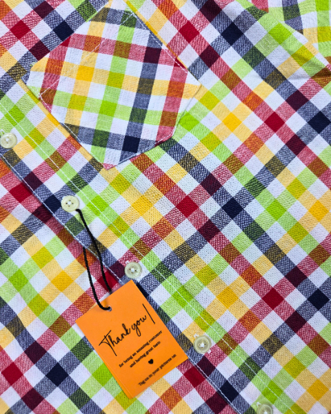 Boy's Multi Color Checks Shirts