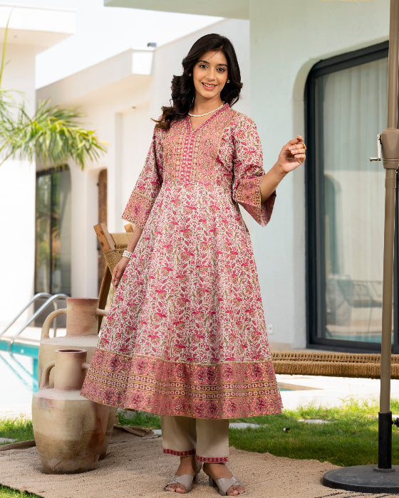 Pink_anarkali_kurta_set