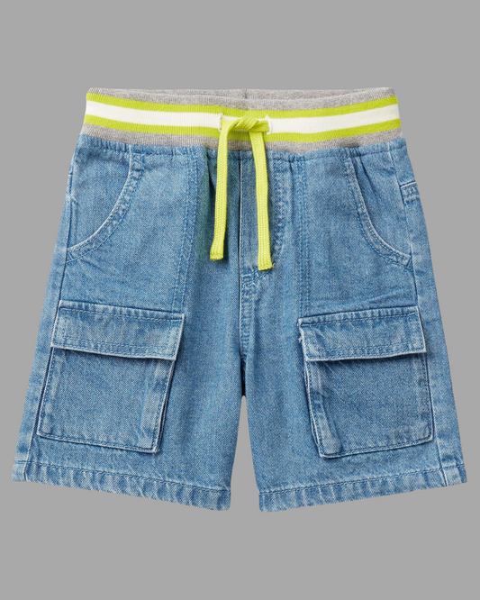 Boy's Light Blue Denim Shorts