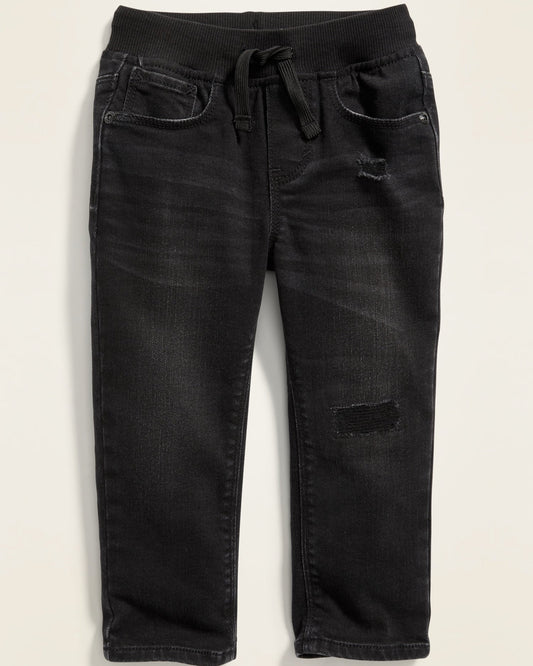 Boy's Black Charcoal Denim