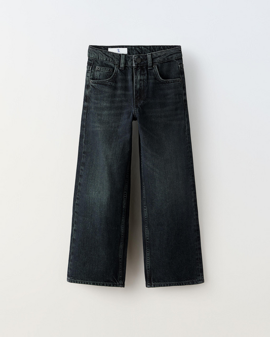 Wide Leg Black Jeans